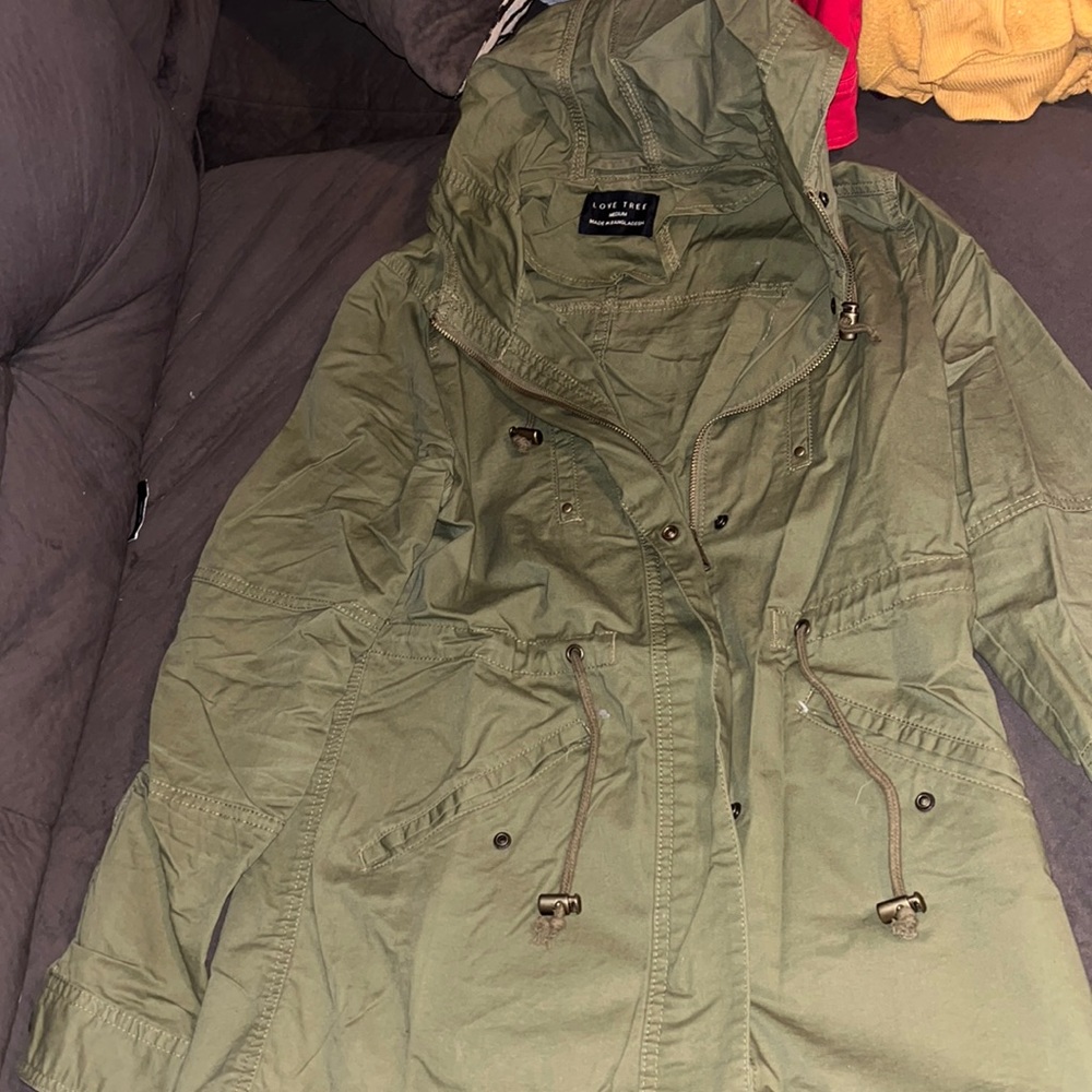 Medium olive green jacket